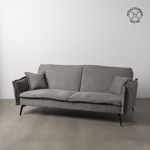Sofá-cama Cinzento 214 x 106 x 84 cm - Image 2
