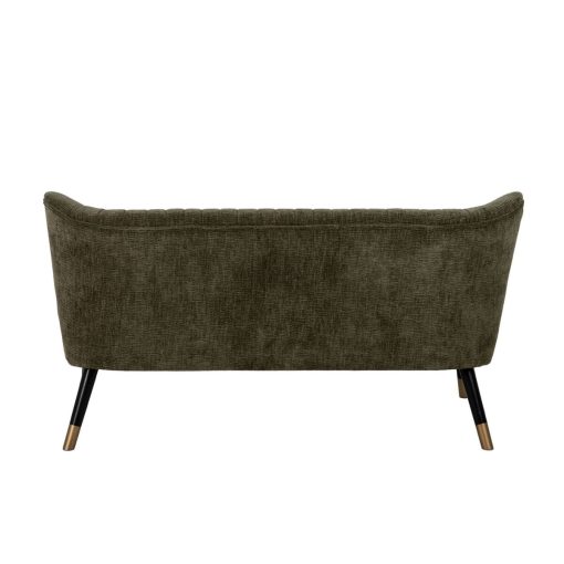 Sofá de Jardim Preto Verde Dourado 134 x 74 x 70 cm - Image 4