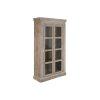 Suporte Expositor Branco Madeira de mangueira 120 X 44 X 210 cm