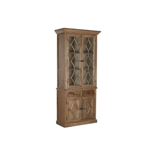 Suporte Expositor Natural Madeira Reciclada Madeira de olmo 100 X 45 X 220 cm
