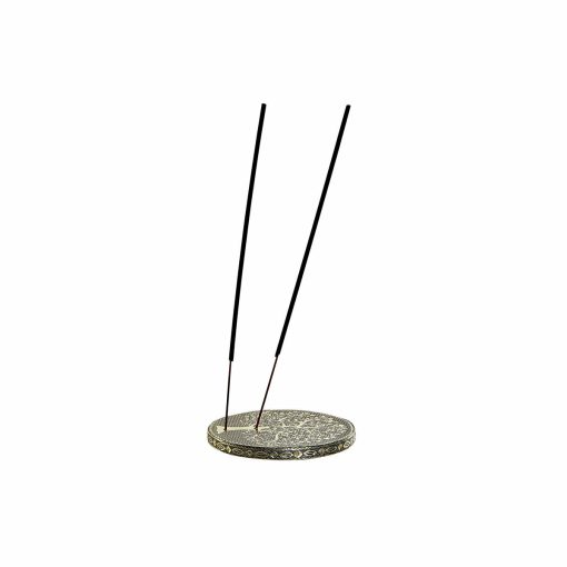 Suporte Ø 10 cm Madeira Alumínio Buda Árabe - Image 3