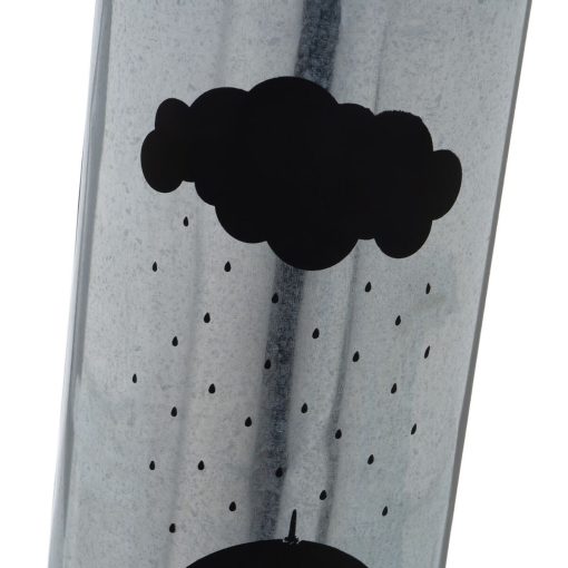 Suporte de guarda-chuva Preto Prateado Redondo 20 x 20 x 46 cm - Image 2