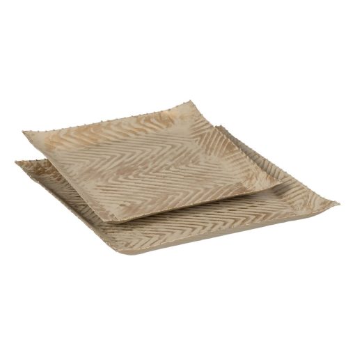 Tabuleiro Bege Dourado 26 x 26 x 2 cm - Image 2