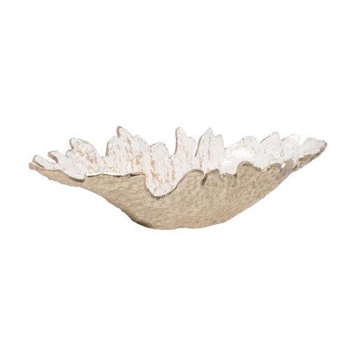 Tabuleiro Branco Champanhe 62 x 19 x 13