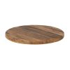 Tampo de mesa Bege 60 x 60 x 3 cm Redondo