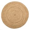 Tapete 120 x 120 x 1 cm Natural Juta