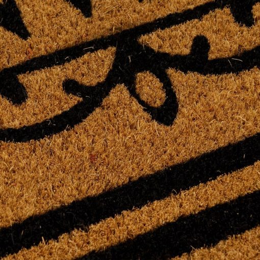 Tapete BIENVENUE Castanho Preto PVC Fibra de coco 60 x 40 x 1,5 cm - Image 3