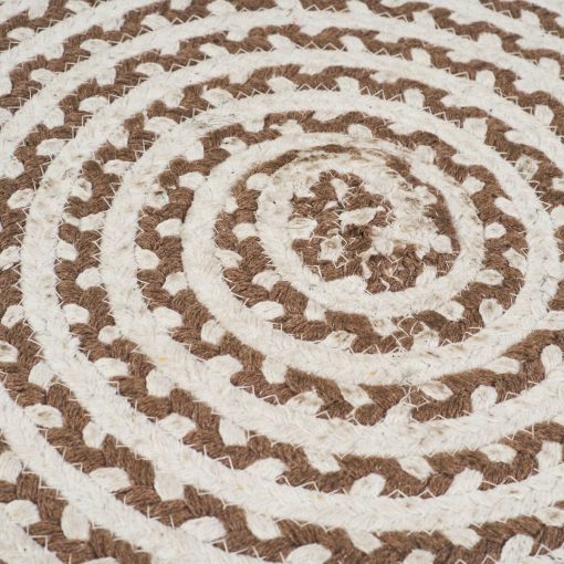Tapete NATUR V Branco Natural 90 x 90 x 1 cm - Image 2