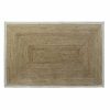 Tapete Scandi Poliéster Algodão Branco Marrom claro Jute 120 x 180 x 1 cm