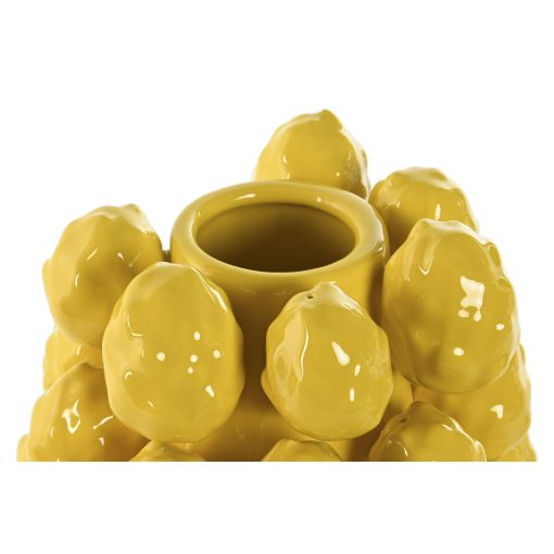 Vaso Amarelo Cerâmica Grés Tropical 26 x 26 x 33 cm - Image 2