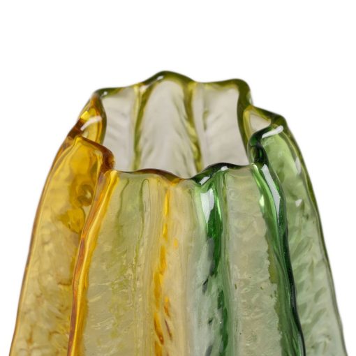 Vaso Amarelo Verde Cristal - Image 3