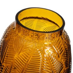Alternative view of Vaso Âmbar Vidro 15 x 15 x 15 cm