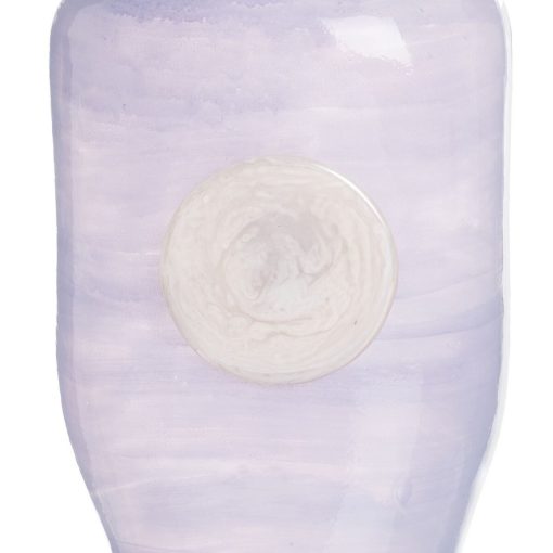 Vaso Azul Branco Resina Cristal 12 x 9 x 25 cm - Image 5