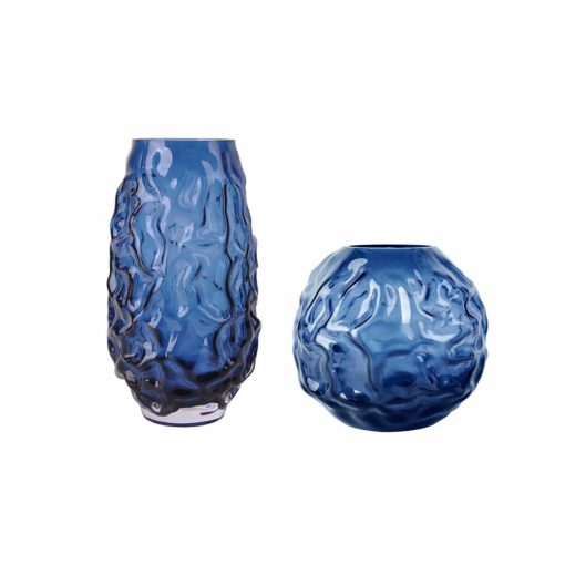 Vaso Azul Cristal Moderno 21,5 x 21,5 x 19 cm - Image 4