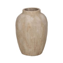 Vaso Bege Cerâmica 42
