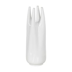 Vaso Branco Cerâmica 19