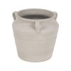 Vaso Branco Cerâmica 35 x 35 x 34 cm