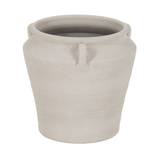 Vaso Branco Cerâmica 39 x 39 x 40 cm