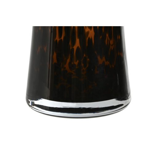 Vaso Castanho Preto Cristal Moderno 16,5 x 16,5 x 29 cm - Image 4