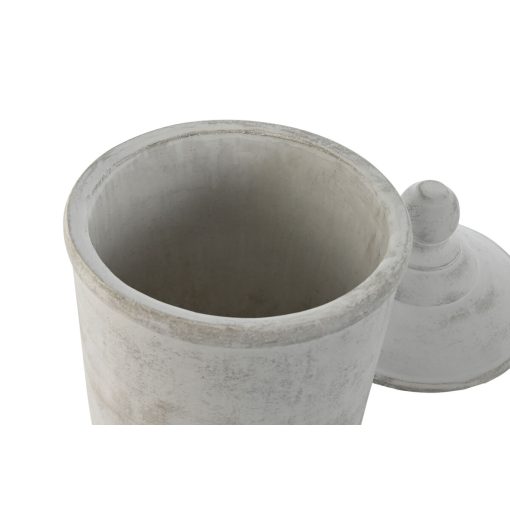 Vaso Cinzento Cimento Oriental 19 x 19 x 31 cm - Image 3