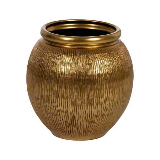 Vaso Dourado Cerâmica 38 x 38 x 40 cm - Image 2