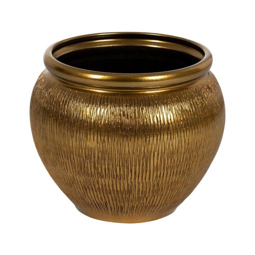 Vaso Dourado Cerâmica 39 x 39 x 40 cm - Image 2