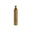 Vaso Dourado Metal Moderno 13 X 13 X 61