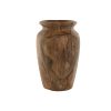 Vaso Natural Catanho escuro Teca 25 x 25 x 40 cm