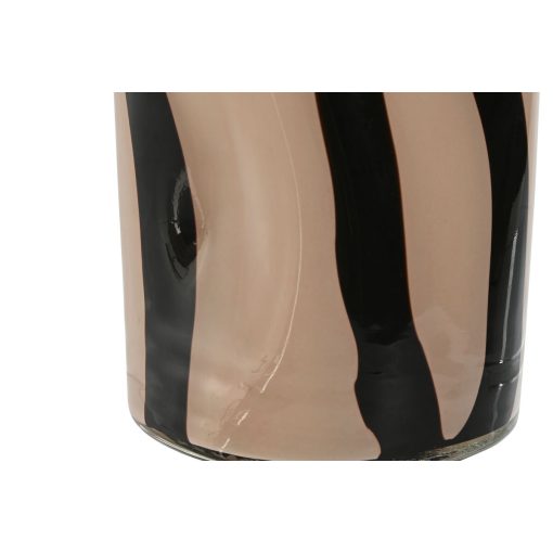 Vaso Preto Creme Cristal Moderno 15 x 15 x 29,2 cm - Image 3