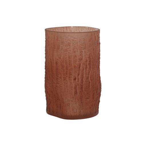 Vaso Terracota Cristal Moderno 14 x 14 x 21 cm