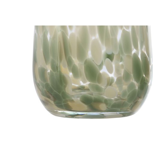 Vaso Verde Creme Cristal Moderno 12,5 x 12,5 x 30 cm - Image 4