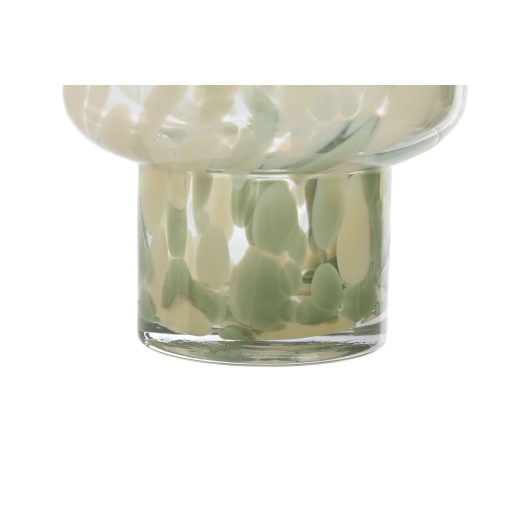 Vaso Verde Creme Cristal Moderno 15 X 15 X 21,5 cm - Image 4