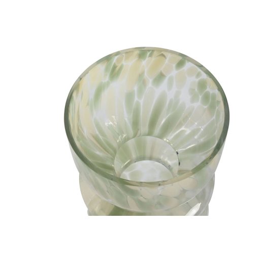 Vaso Verde Creme Cristal Moderno 16 x 16 x 24 cm - Image 3