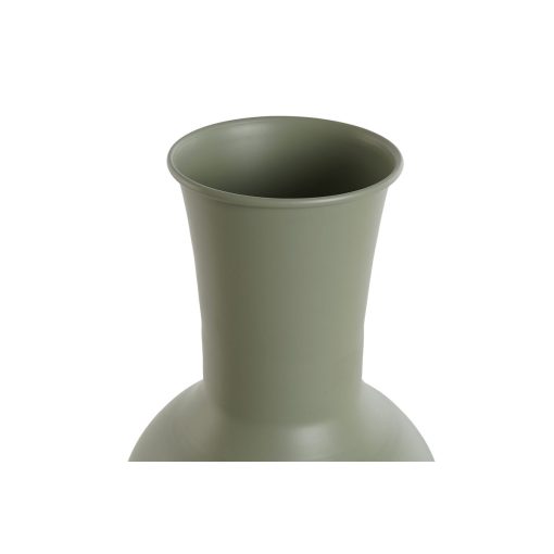 Vaso Verde Creme Metal 20 x 20 x 34,5 cm (2 Unidades) - Image 3