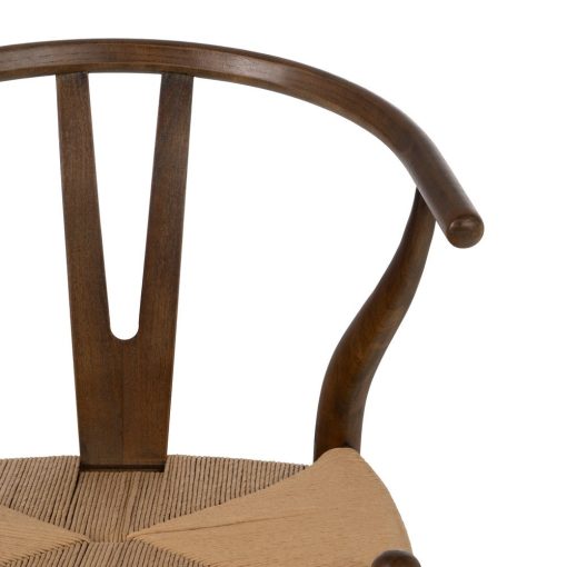 Cadeira Castanho Elm Madeira Quarto 56 X 48 X 78 Cm - Image 9