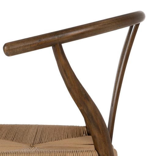 Cadeira Castanho Elm Madeira Quarto 56 X 48 X 78 Cm - Image 12