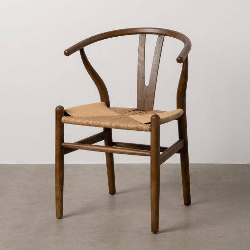 Cadeira Castanho Elm Madeira Quarto 56 X 48 X 78 Cm - Image 3