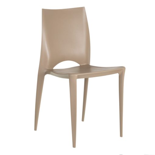 Cadeira de polipropileno bege 44 x 41 x 84 cm (4 unidades) - Image 9