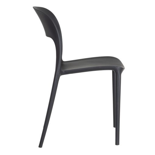 Cadeira de polipropileno cinza escuro 43 x 43 x 83,20 cm (4 unidades) - Image 5