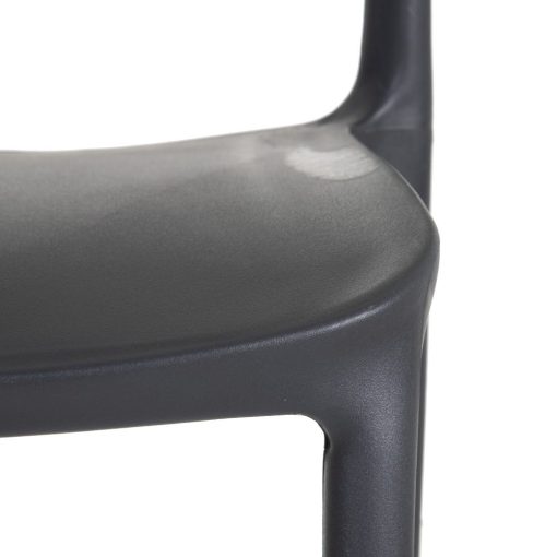 Cadeira de polipropileno cinza escuro 43 x 43 x 83,20 cm (4 unidades) - Image 15