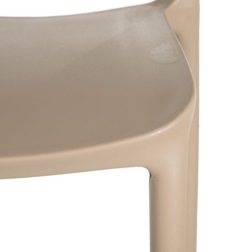 Cadeira de polipropileno bege 43 x 43 x 83,20 cm (4 unidades) - Image 8