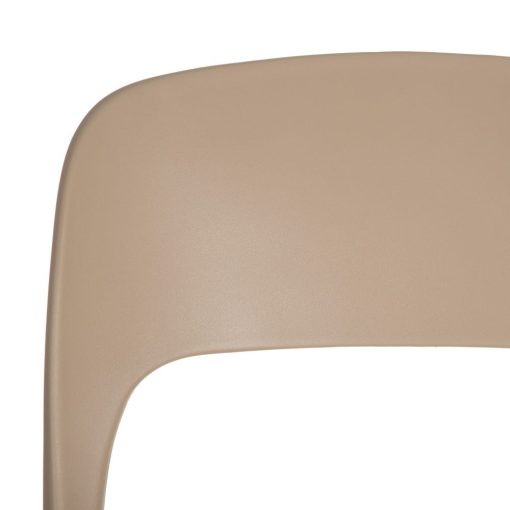 Cadeira de polipropileno bege 43 x 43 x 83,20 cm (4 unidades) - Image 9