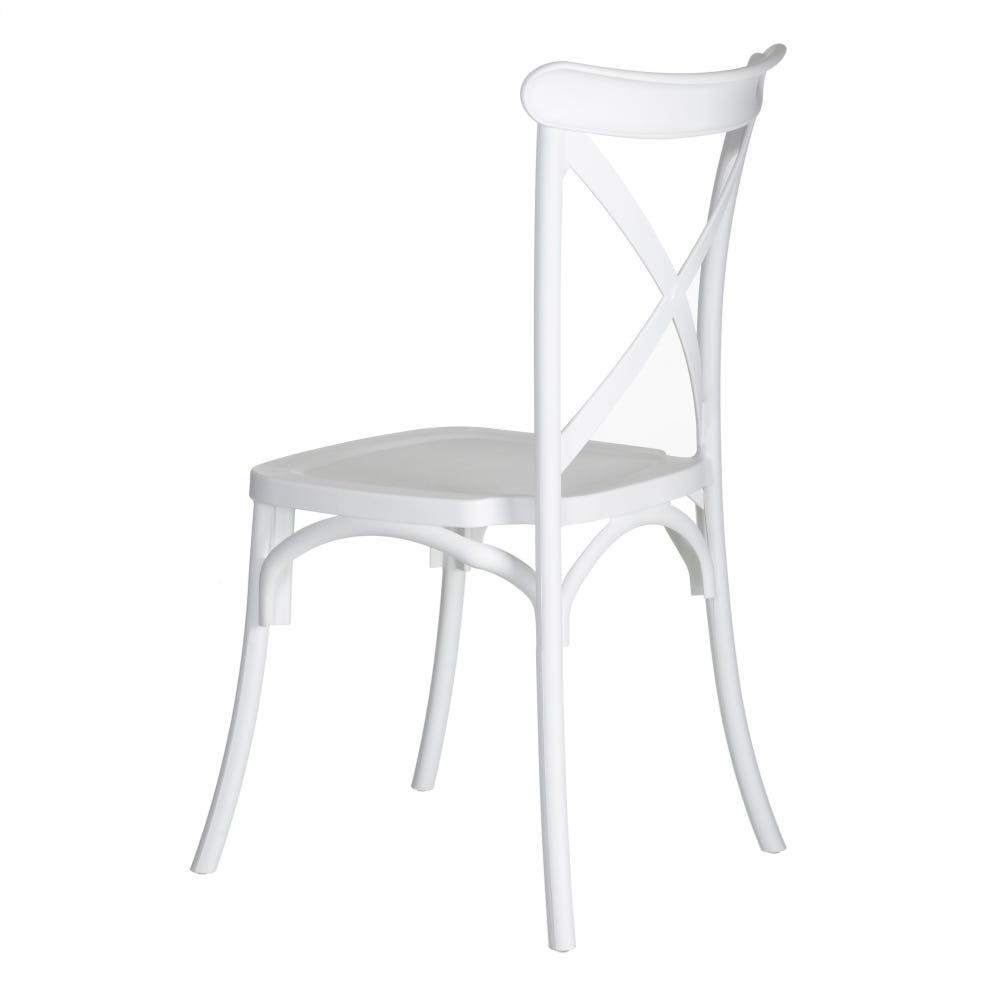 Cadeira de polipropileno branco 48,50 x 43 x 91 cm (4 unidades) - Image 11