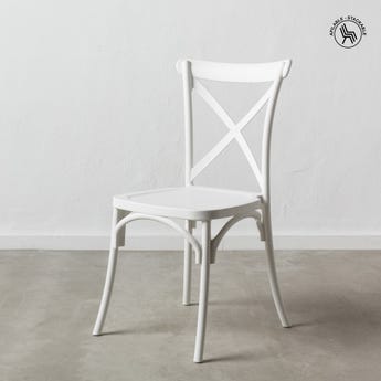 Cadeira de polipropileno branco 48,50 x 43 x 91 cm (4 unidades) - Image 16