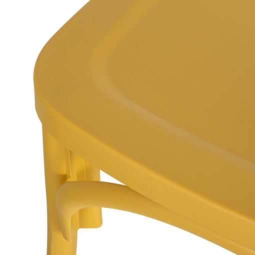 Cadeira de polipropileno amarela 48,50 x 43 x 91 cm (4 unidades) - Image 12