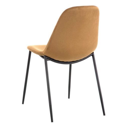 Cadeira Castanho Tecido-Metal Sala 46 X 51 X 83,50 Cm (4 unidades) - Image 9