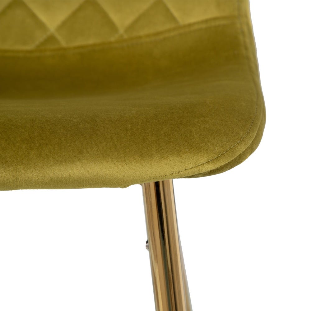 Cadeira Veludo Verde Tecido-Metal Sala 45 X 47 X 84,50 Cm (4 unidades) - Image 10