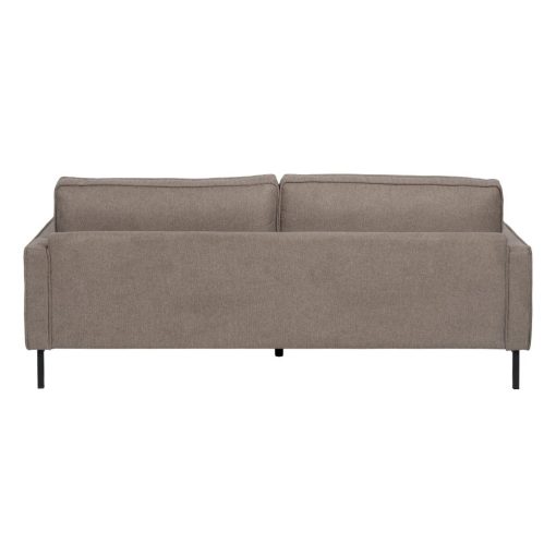 Sofá Taupe 3 Lugares Velho Tecido-Metal 213 X 87 X 90 Cm - Image 9