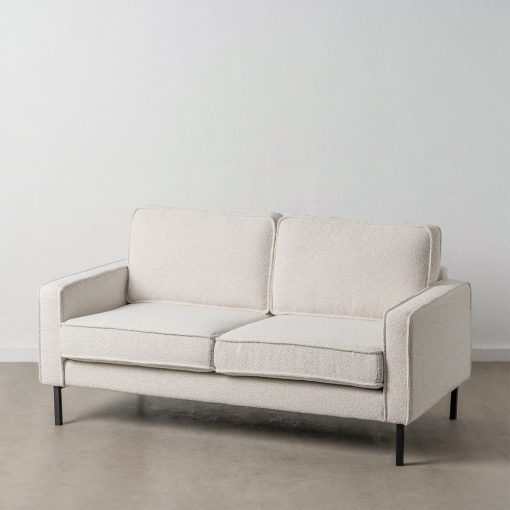 Sofá 2 Lugares Sala Cru Tecido-Metal 163 X 87 X 90 Cm - Image 10
