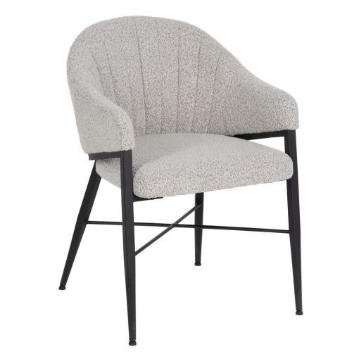 Poltrona Sala Cinza Tecido-Metal 56 X 61 X 82 Cm (2 unidades) - Image 10